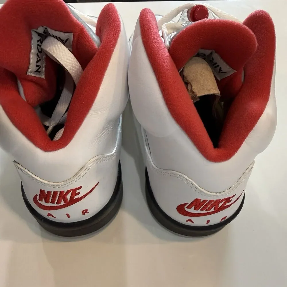 Nike Air Jordan Retro 5 Fire Red 2020 Sz 5.5 Men/ 7 Wmn BRAND NEW Sneakers Shoes